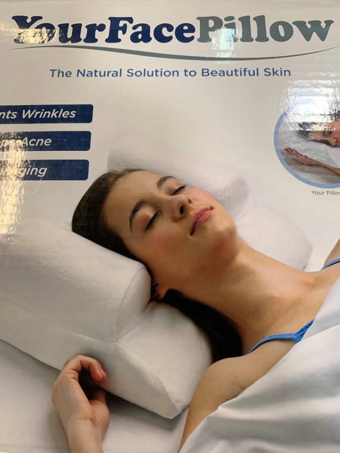 Yourfacepillow - Anti Wrinkle Anti Aging Wrinkle Prevention Acne Treatment Natural Beauty Back & Side Sleeping Pillow