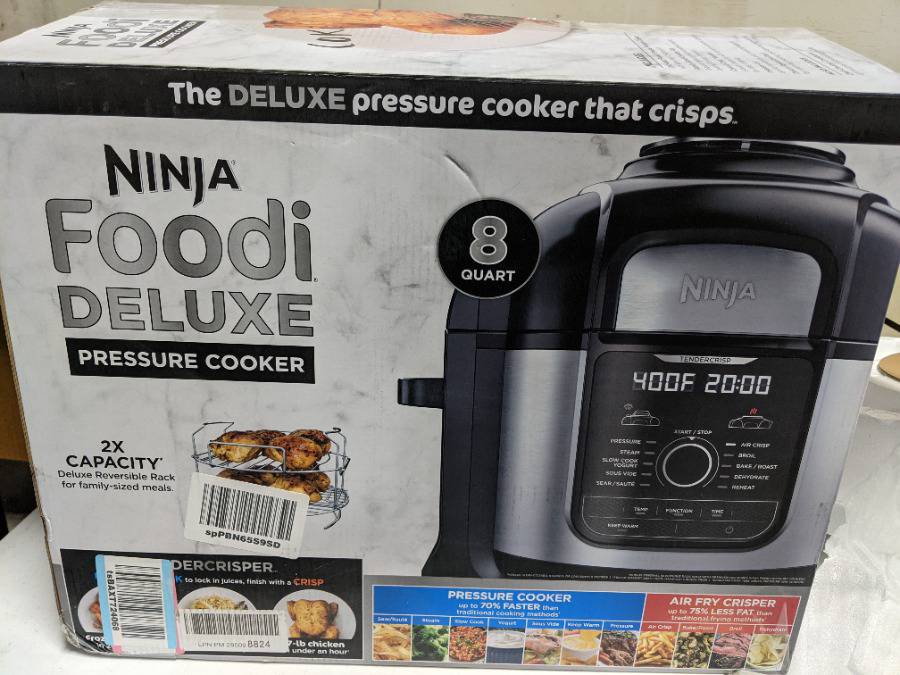 Ninja Foodi 8 Quart 9-in-1 Deluxe XL Pressure Cooker Air Fryer