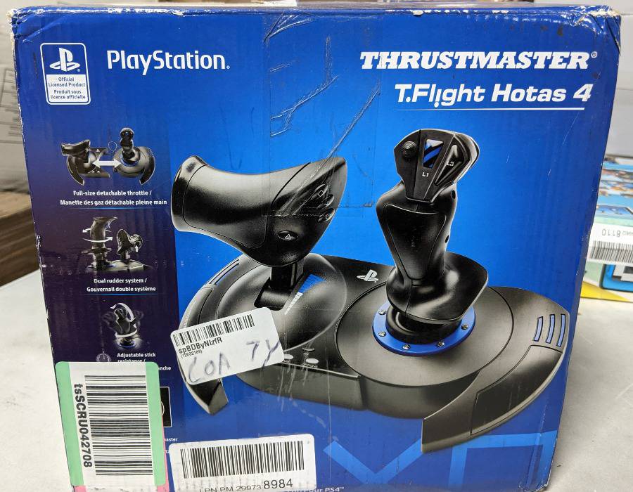 Thrustmaster T Flight Hotas 4 For Ps4 And Pc Playstation 4 Msrp 64 99 Auction Lots Of Auctions