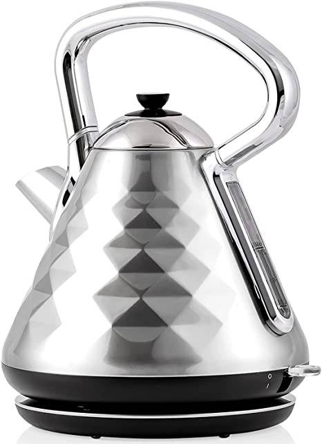 OVENTE Stainless Steel Electric Kettle Hot Water Boiler 1.7 Liters