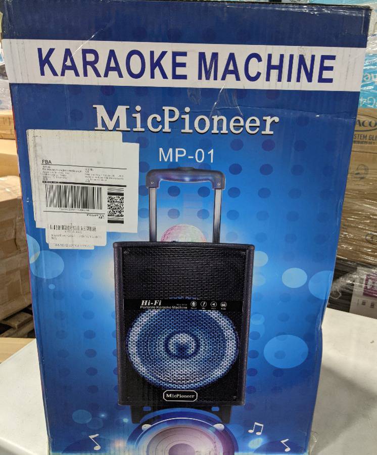 MicPioneer Bluetooth Karaoke Machine for Kids & Adults with 2 Wireless Microphones Portable Karaoke Speaker with Disco Lights Boys & Girls Toys Gift for Kids 