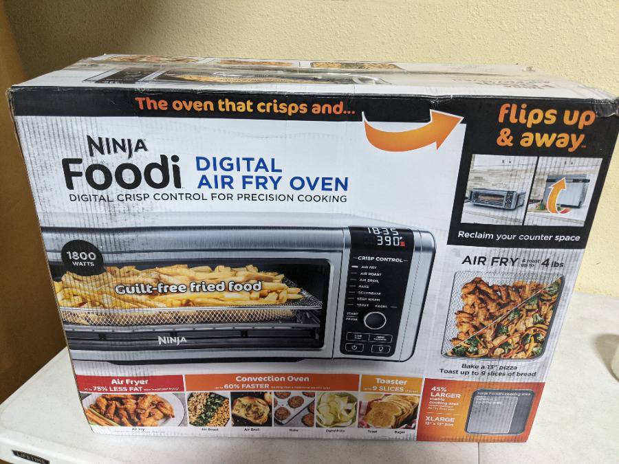Ninja SP101 Foodi 8-in-1 Digital Air Fry, Large Toaster Oven, Flip