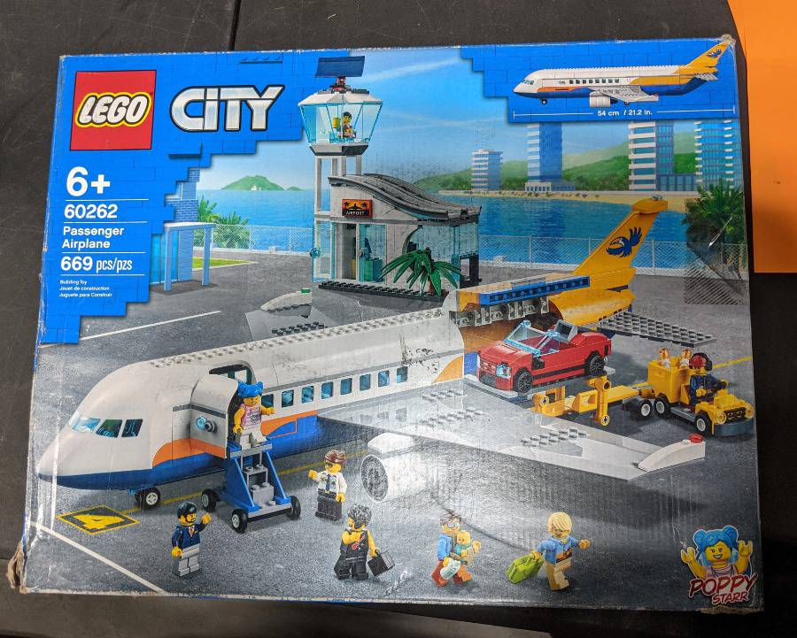 LEGO City Passenger Airplane 60262, with Radar Tower, Airport