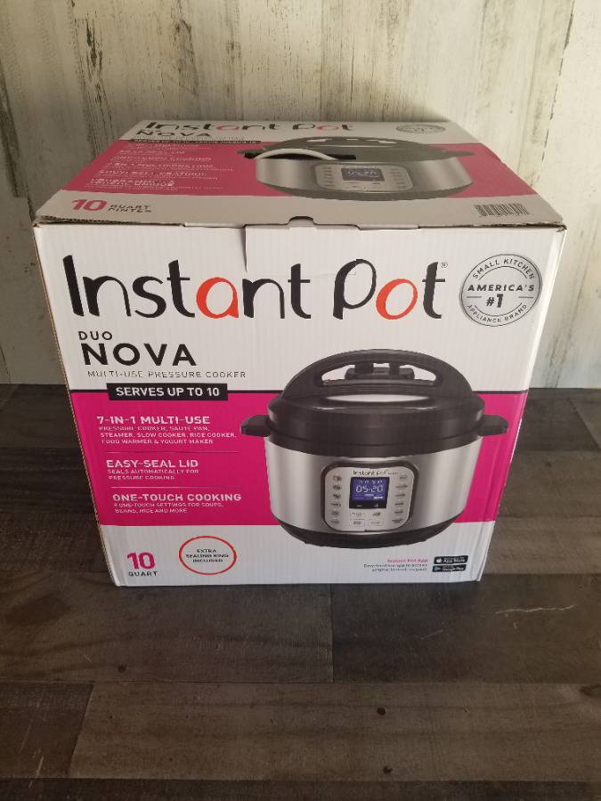 Instant Pot Duo Nova 10QT 7 in 1 Pressure Cooker MSRP 149.99