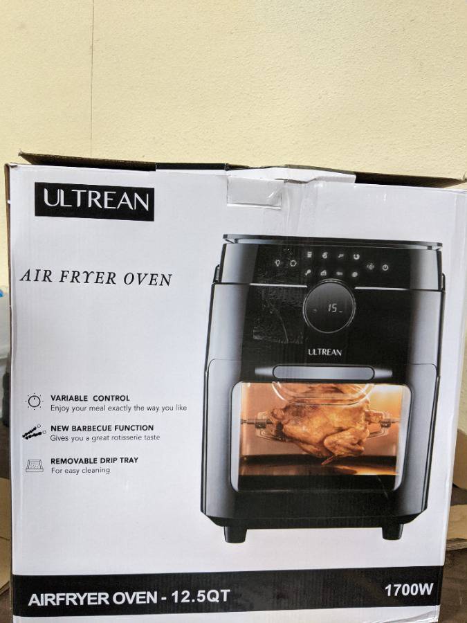 Ultrean 12.5 Quart Air Fryer Oven Combo, Rotisserie, Toaster Oven