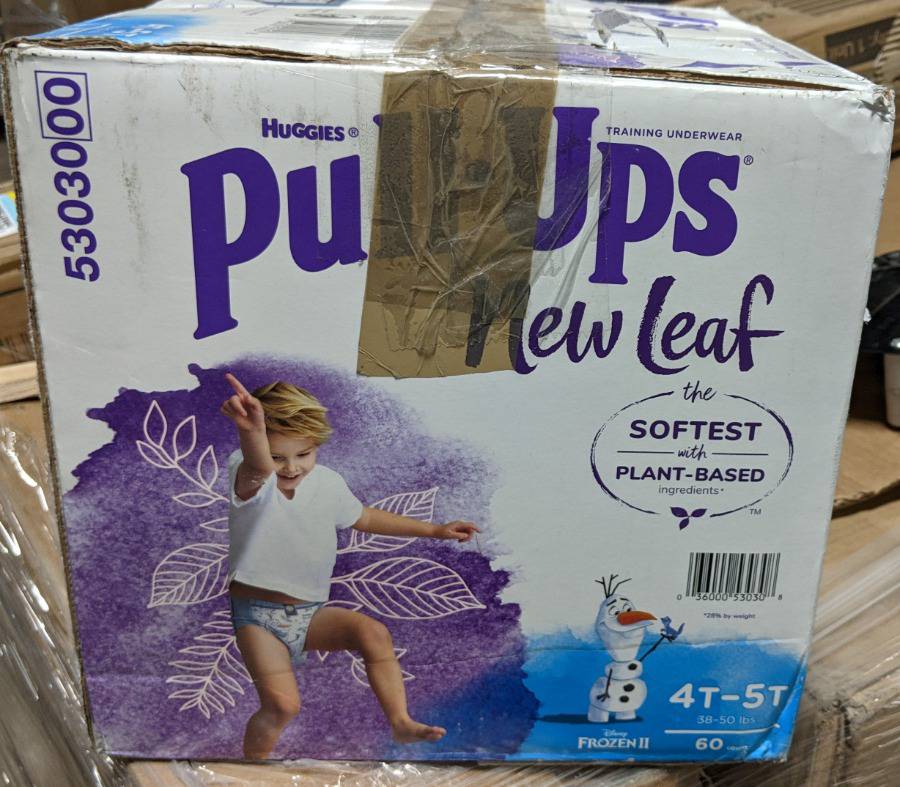 Pull-Ups New Leaf Boys' Potty Training Pants Training Underwear, 4T-5T, 60  Ct MSRP $ 37.99 Auction