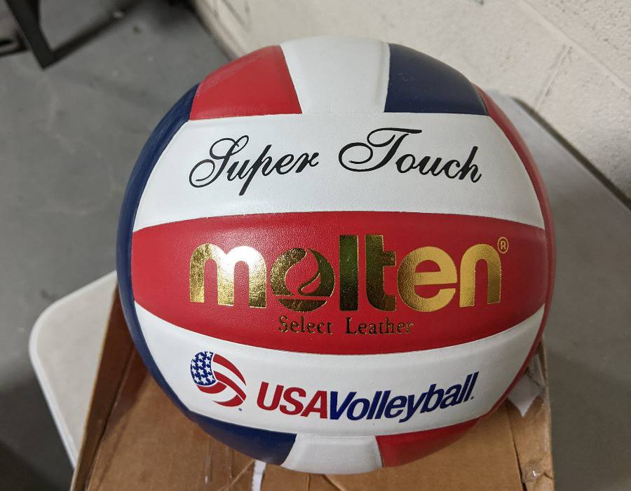 Molten Super Touch factory White Volleyball