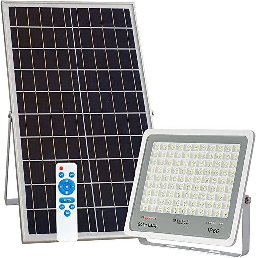 Gebosun 200W LED Solar Flood Lights 12 000 lumens IP66 Waterproof