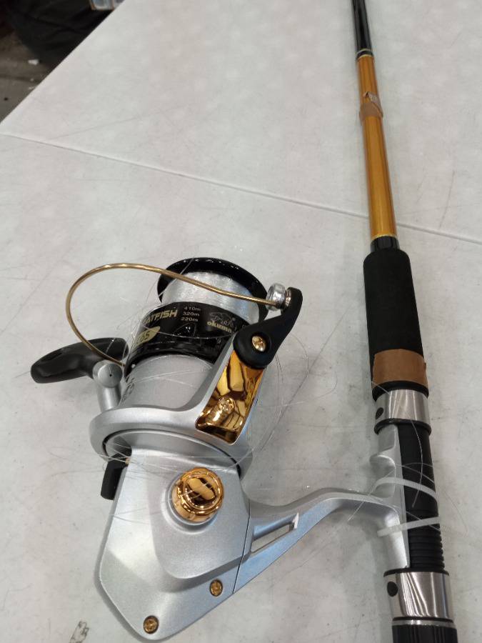 FOR PARTS ONLY)Okuma Safina Catfish SC65 4.5:1 Gear Ratio Spinning Fishing  Reel( MSRP $48.71 Auction