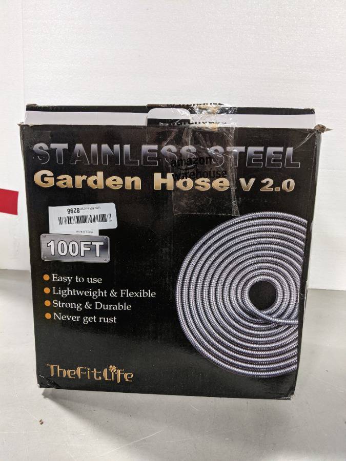 TheFitLife Flexible Metal Garden Hose 25/50/75/100 FT 304 100 Feet