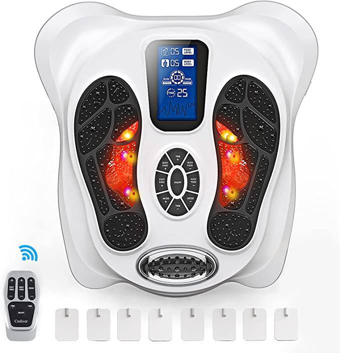 Creliver Foot Circulation Plus EMS & TENS Foot Nerve Muscle Massager,  Electric Foot Stimulator Improves Circulation, Feet Legs Circulation  Machine Relieves Body Pains, Neuropathy (FSA or HSA Eligible) MSRP $229.99  Auction