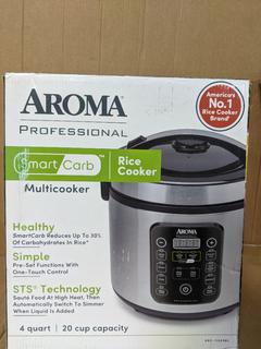 Aroma ARC-1120SBL 20-Cup Smart Carb Rice Cooker