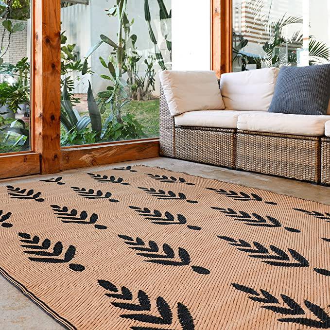 Green Elephant Patio Outdoor Rug 9x12 BEIGE - Outdoor Rugs for Patios  Clearance Waterproof, RV Outdoor Rugs for Camping, Deck Carpet Outdoor  Waterproof, Camper Mats for Outside, Recycled Plastic Outdoor Rug MSRP