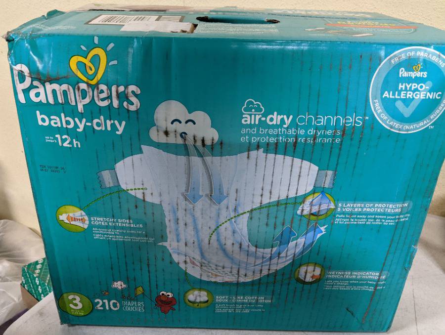 Pampers Baby Dry Diapers Size 1 210 Count