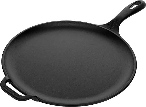 Victoria Cast Iron Pizza Pan/Comal - 15 inch