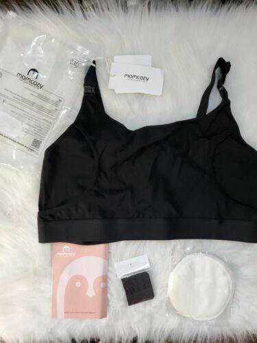 Momcozy Seamless Pumping Bra Hands Free, Comfort and Great Support Nursing  and Pumping Bra, Fit for Spectra, Lansinoh, Philips Avent and More, Small  Black MSRP $29.99 Auction