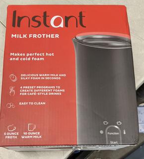 Instant Milk Frother, 4-in-1 Electric Milk Steamer, 10oz/295ml Automatic Hot