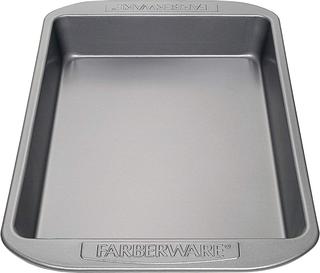 Farberware Nonstick Bakeware Baking Pan With Lid / Nonstick Cake Pan With  Lid, Rectangle - 9 Inch x 13 Inch, Gray