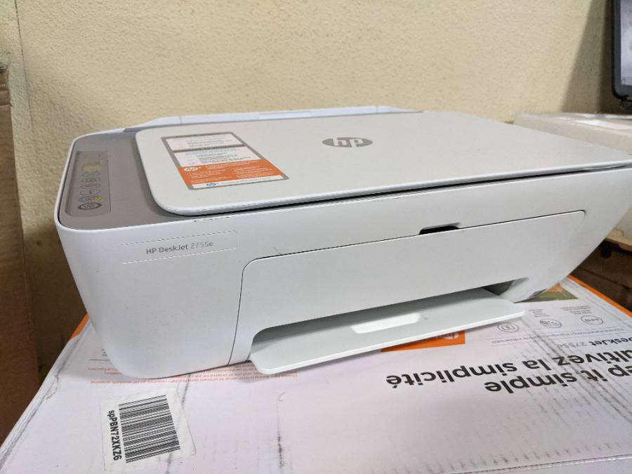 HP DeskJet 2755e All-in-One Wireless Color Printer, with bonus 6