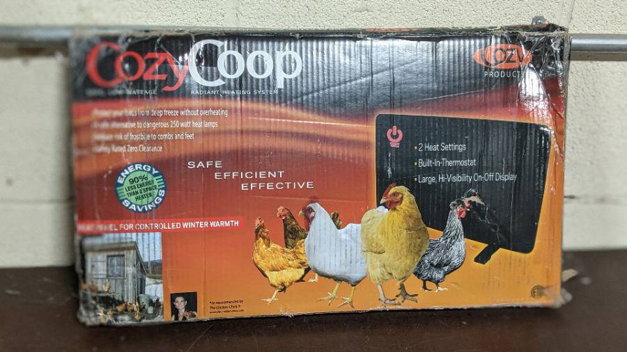 Cozy Safe Chicken Coop Heater 200 Watts