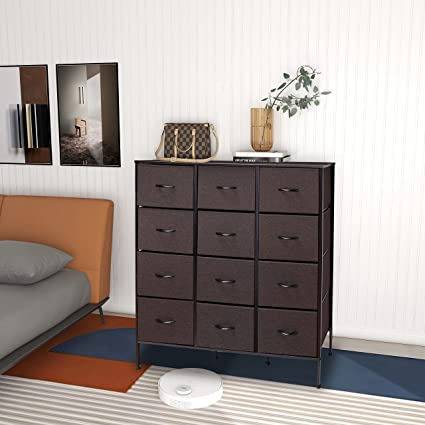 Dresser for Bedroom with 12 Drawers, Storage Drawer Organizer