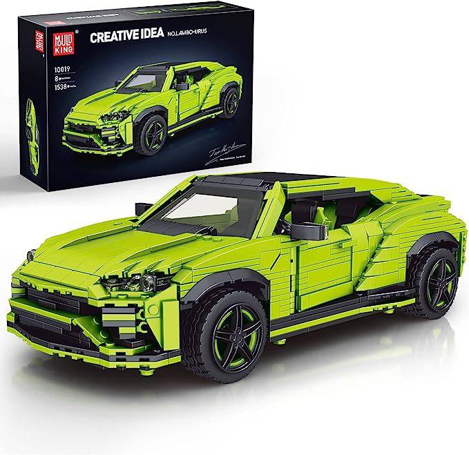 Mould King Lambo-Urus Model Car Building Sets Toy, 10019 Building Blocks  Super Car Sports Car Model, Adult Collectible Car Building Kits for Kids  Fans Adult Teens(1538 Pieces) MSRP $59.99 Auction