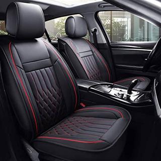Leather Car Seat Covers- Automotive Seat Cover Cushions Universal Fit for  Most Sedan, SUV, Pick-up, Waterproof Cooling Auto Interior Accessories