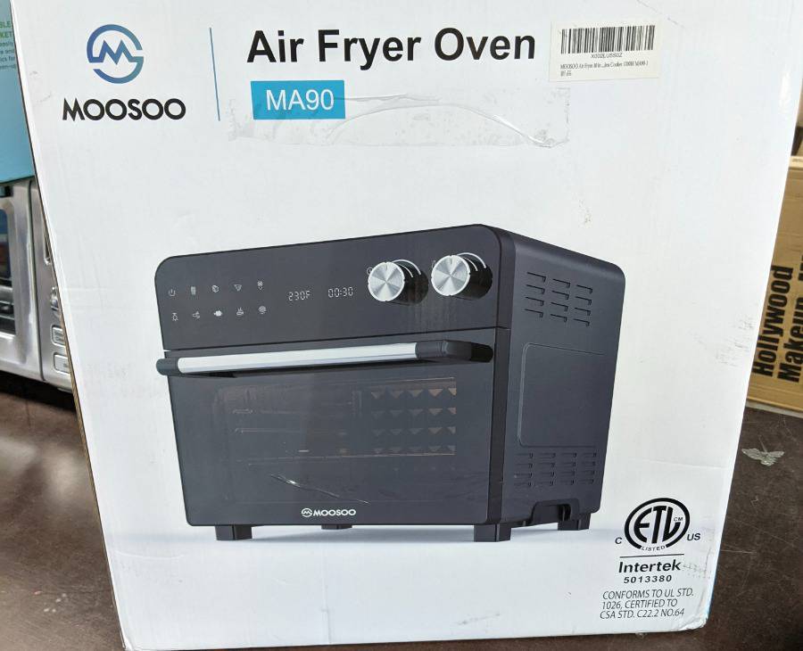 Moosoo New 24.3 Qt Air Fryer Oven for Large Family, 1700W Air